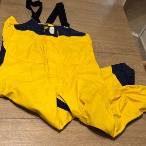 GILL Key West Trouser 100% Nylon Breathable Waterproof Bib Overalls XL